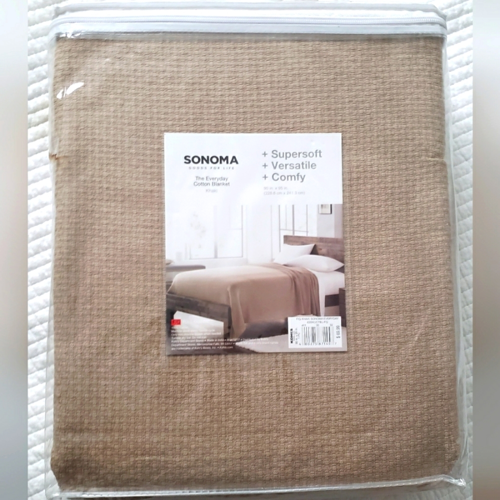 Sonoma Cotton Blanket ONLY